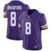 Nike Minnesota Vikings #8 Sam Bradford Purple Team Color Men’s Stitched NFL Vapor Untouchable Limited Jersey