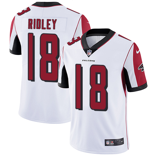 Nike Atlanta Falcons #18 Calvin Ridley White Men’s Stitched NFL Vapor Untouchable Limited Jersey