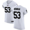 Nike Raiders #53 NaVorro Bowman White Men’s Stitched NFL Vapor Untouchable Elite Jersey