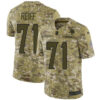 Nike Vikings #71 Riley Reiff Camo Men’s Stitched NFL Limited 2018 Salute To Service Jersey