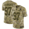 Giants #97 Dexter Lawrence Camo Men’s Stitched Football Limited 2018 Salute To Service Jersey