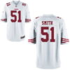 Men’s San Francisco 49ers #51 Malcolm Smith White Road Stitched NFL Nike Game Jersey