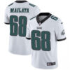 Nike Philadelphia Eagles #68 Jordan Mailata White Vapor Untouchable Limited Jersey