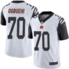 Nike Bengals #70 Cedric Ogbuehi White Men’s Stitched NFL Limited Rush Jersey