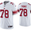 Men’s New York Giants #78 Andrew Thomas 2020 White Vapor Untouchable Limited Stitched Jersey
