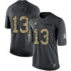 Men’s Cleveland Browns #13 Odell Beckham Jr Black Stitched Football Limited 2016 Salute to Service Jersey