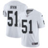 Nike Oakland Raiders #51 Bruce Irvin White Men’s Stitched NFL Vapor Untouchable Limited Jersey