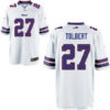 Men’s Buffalo Bills #27 Mike Tolbert White Road Stitched NFL Nike Elite Jersey