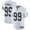 Raiders #99 Clelin Ferrell White Men’s Stitched Football Vapor Untouchable Limited Jersey