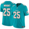 Men’s Miami Dolphins #25 Jaylen Wright Aqua 2024 F.U.S.E Vapor Limited Football Stitched Jersey