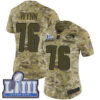 #76 Limited Isaiah Wynn Camo Nike NFL Women’s Jersey New England Patriots 2018 Salute to Service Super Bowl LIII Bound