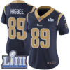 Women’s Los Angeles Rams #89 Tyler Higbee Navy Blue Nike NFL Home Vapor Untouchable Super Bowl LIII Bound Limited Jersey