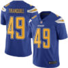 Chargers #49 Drue Tranquill Electric Blue Men’s Stitched Football Limited Rush Jersey