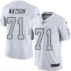Men’s Oakland Raiders #71 Menelik Watson White 2016 Color Rush Stitched NFL Nike Limited Jersey