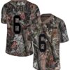 Nike Browns #6 Baker Mayfield Camo Men’s Stitched NFL Limited Rush Realtree Jersey