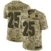 Nike Bengals #25 Giovani Bernard Camo Men’s Stitched NFL Limited 2018 Salute To Service Jersey