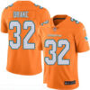 Men’s Miami Dolphins #32 Kenyan Drake Orange 2016 Color Rush Stitched NFL Nike Limited Jersey