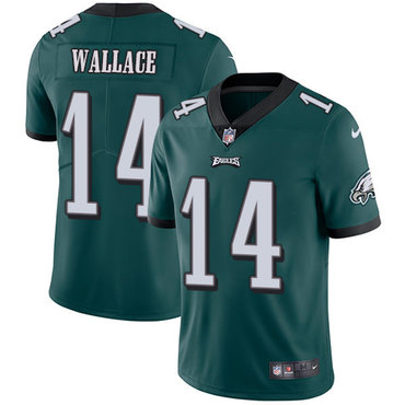 Nike Philadelphia Eagles #14 Mike Wallace Midnight Green Team Color Men’s Stitched NFL Vapor Untouchable Limited Jersey