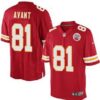Men’s Kansas City Chiefs #81 Jason Avant Red Team Color NFL Nike Elite Jersey