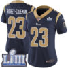 #23 Limited Nickell Robey-Coleman Navy Blue Nike NFL Home Women’s Jersey Los Angeles Rams Vapor Untouchable Super Bowl LIII Bound