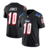 Men’s New England Patriots #10 Mac Jones Black 2023 F.U.S.E. Vapor Limited Football Stitched Jersey