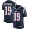 Nike New England Patriots #19 Malcolm Mitchell Navy Blue Team Color Men’s Stitched NFL Vapor Untouchable Limited Jersey