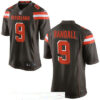 Men’s Cleveland Browns #9 Drew Stanton Brown Team Color Stitched NFL Nike Game Jersey