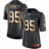 Men’s Cleveland Browns #95 Myles Garrett Anthracite Gold 2016 Salute To Service Stitched NFL Nike Limited Jersey