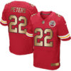 Nike Chiefs #22 Marcus Peters Red Team Color Men’s Stitched NFL Elite Gold Jersey