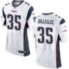 Men’s New England Patriots #35 Mike Gillislee White Alternate Stitched NFL Nike Elite Jersey
