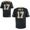 Men’s New Orleans Saints #17 Ted Ginn Jr Black Team Color Stitched NFL Nike Elite Jersey