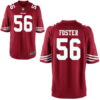 Men’s 2017 NFL Draft San Francisco 49ers #56 Reuben Foster Scarlet Red Team Color Stitched NFL Nike Game Jersey