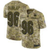 Nike Bengals #96 Carlos Dunlap Camo Men’s Stitched NFL Limited 2018 Salute To Service Jersey