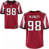 Men’s 2017 NFL Draft Atlanta Falcons #98 Takkarist McKinley Red Team Color Stitched NFL Nike Elite Jersey