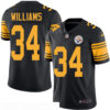 Men’s Pittsburgh Steelers #34 DeAngelo Williams Black 2016 Color Rush Stitched NFL Nike Limited Jersey