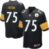 Men’s Pittsburgh Steelers #75 Joe Greene Black Team Color Stitched NFL Nike Game Jersey
