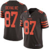 Nike Browns #87 Seth DeValve Brown Men’s Stitched NFL Limited Rush Jersey