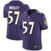 Nike Baltimore Ravens #57 C.J. Mosley Purple Team Color Men’s Stitched NFL Vapor Untouchable Limited Jersey