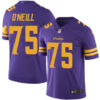 Nike Minnesota Vikings #75 Brian O’Neill Purple Men’s Stitched NFL Limited Rush Jersey