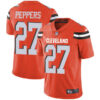 Nike Cleveland Browns #27 Jabrill Peppers Orange Alternate Men’s Stitched NFL Vapor Untouchable Limited Jersey