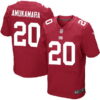 Men’s New York Giants #20 Prince Amukamara Red Alternate NFL Nike Elite Jersey
