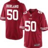 Nike San Francisco 49ers #50 Chris Borland Red Limited Jersey