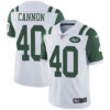 Nike New York Jets #40 Trenton Cannon White Men’s Stitched NFL Vapor Untouchable Limited Jersey
