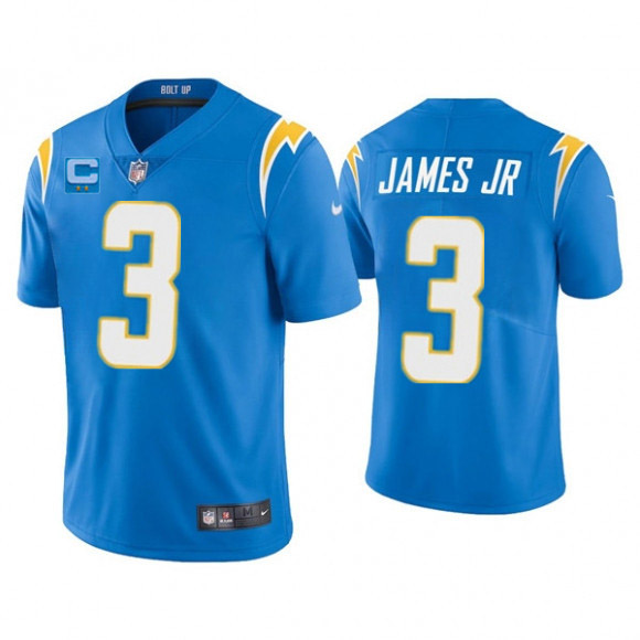 Men’s Los Angeles Chargers 2022 #3 Derwin James Jr. Blue With 2-star C Patch Vapor Untouchable Limited Stitched Jersey