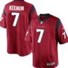 Nike Houston Texans #7 Case Keenum Red Game Jersey
