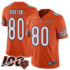 Bears #80 Trey Burton Orange Men’s Stitched Football Limited Rush 100th Season Jersey