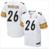 Men’s Pittsburgh Steelers #26 Rod Woodson White Retired Player NFL Nike Elite Jersey