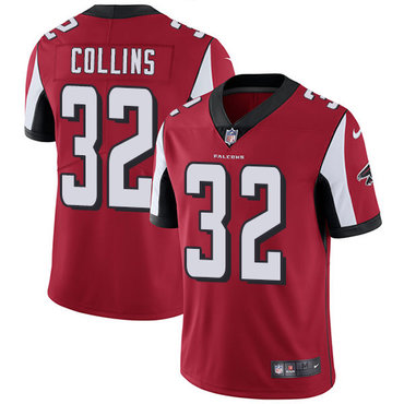 Nike Atlanta Falcons #32 Jalen Collins Red Team Color Men’s Stitched NFL Vapor Untouchable Limited Jersey