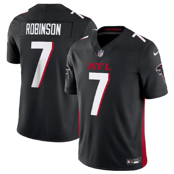 Men’s Atlanta Falcons #7 Bijan Robinson Black 2023 F.U.S.E. Vapor Untouchable Limited Football Stitched Jersey