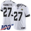 Jaguars #27 Leonard Fournette White Men’s Stitched Football 100th Season Vapor Limited Jersey